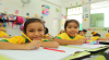 Nuestros alumnos reflejan lo contentos que trabajan en clase. 